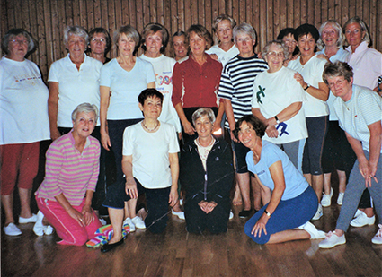 Damengymnastik vor 25 Jahren